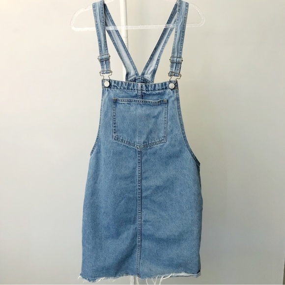 Bluenotes Oversized Slouchy Light Washed Relaxed Fit Casual Overall Denim Dress. - Picture 1 of 12